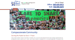 Desktop Screenshot of caretosharenc.org